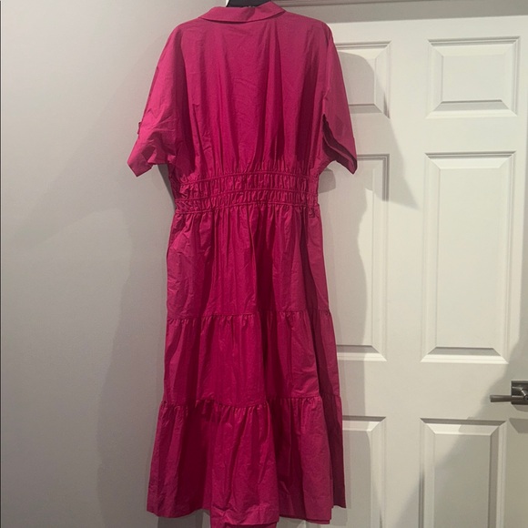 NWT Anthropologie The Somerset Maxi Dress Size XL Pink Z493 - Picture 5 of 6